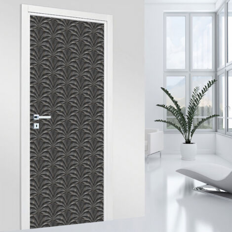 Stickers pour porte - Effet 3D - 83 x 205 cm - Adhésif MAT