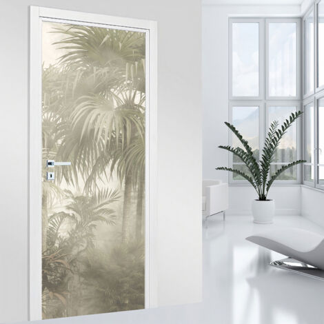 Stickers pour porte - Jungle - 63 x 205 cm - Adhésif MAT