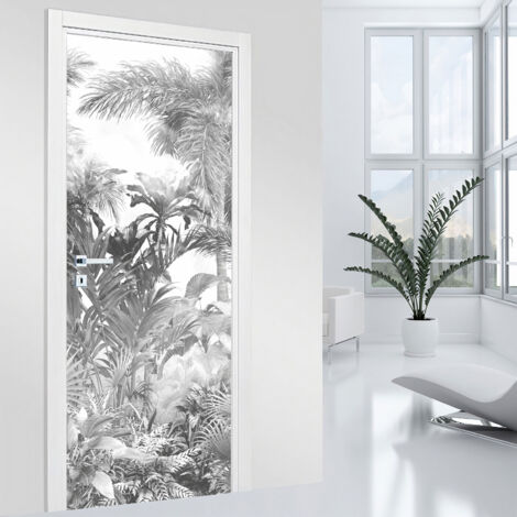 Stickers pour porte - Jungle - 63 x 205 cm - Adhésif MAT