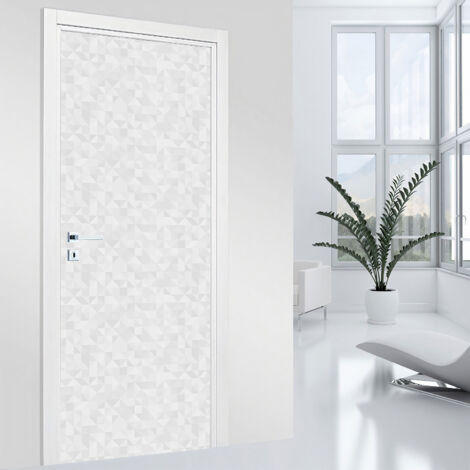 Stickers pour porte - Motif Mosaïque - 63 x 205 cm - Adhésif MAT