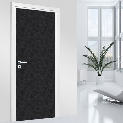 Stickers pour porte - Motif Mosaïque - 93 x 205 cm - Adhésif + Protection MATE