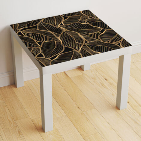 Stickers pour table - Feuilles - 60x60 cm - Adhésif MAT