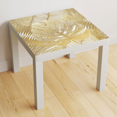 Stickers pour table - Feuilles Tropicales - 60x60 cm - Adhésif BRILLANT