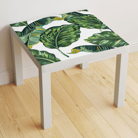 Stickers pour table - Feuilles Tropicales - 90x90 cm - Adhésif MAT