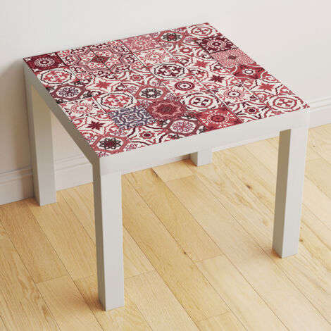Stickers pour table - Motif Carreaux de ciment - 60x60 cm - Adhésif MAT