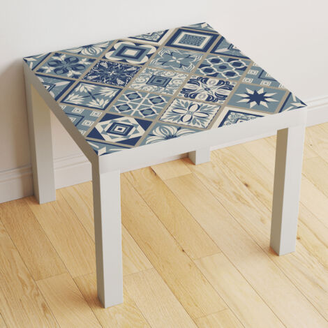 Stickers pour table - Motif Carreaux de ciment - 60x60 cm - Adhésif MAT