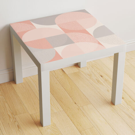Stickers pour table - Motif Géométrique - 90x90 cm - Adhésif BRILLANT