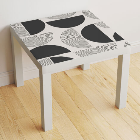 Stickers pour table - Motif Géométrique - 90x90 cm - Adhésif MAT