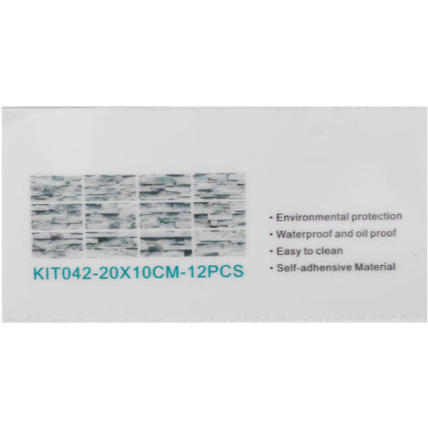 Stickers PVC Autocollants Décoratifs, 12Pièces, Waterproof, Kit042, Adhésifs pour Salle de Bain Cuisine