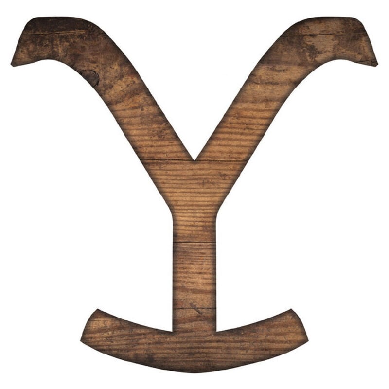 Roommates - Stickers repositionnables - Logo du Yellowstone Dutton Ranch