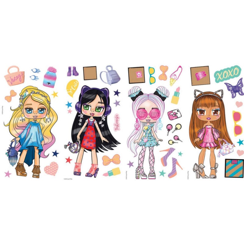 Roommates - Stickers repositionnables Poupées Lol Boxy Girls