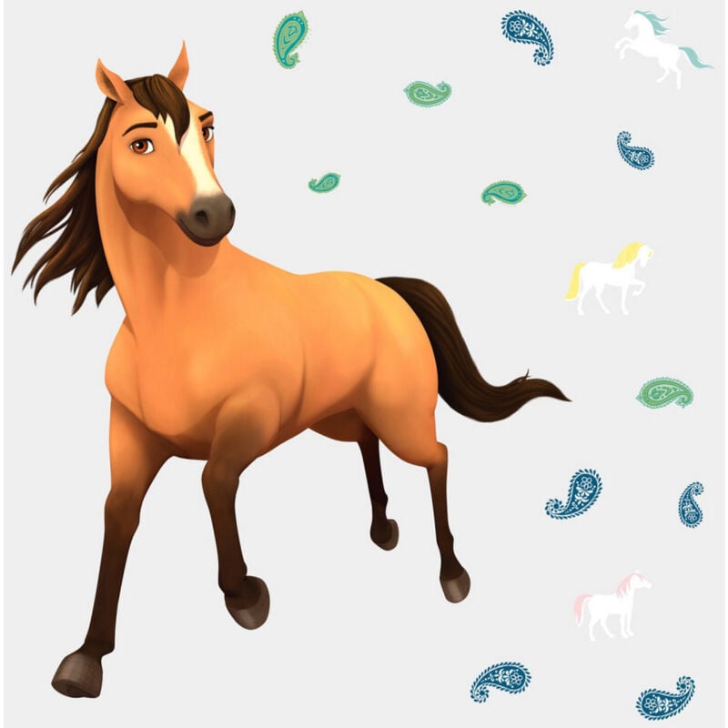 Stickers repositionnables Spirit : Au Galop en toute Liberté - Lucky