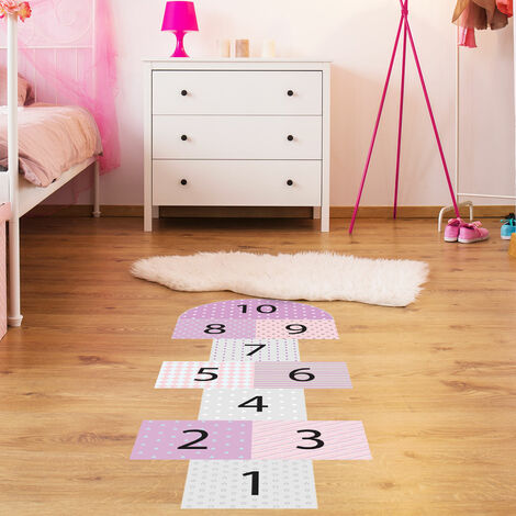 Stickers Sol Anti-dérapant avec Protection - SOL MARELLE GIRLY - 1 sticker de 60x100cm