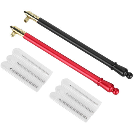 Stickhaken aus Edelstahl für Perlen und Pailletten, kreatives Nähwerkzeug.