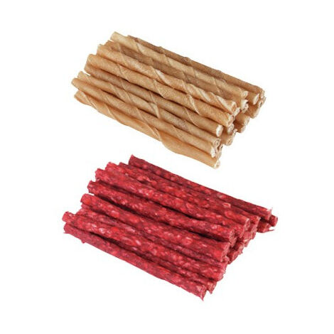 Sticks à mâcher pour chien (lot de 25) - Couleur Rouge