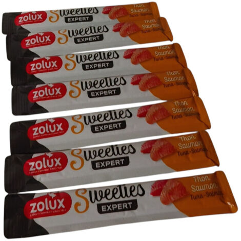 Sticks crème de thon et saumon 7 x 14 g pour chat - zolux