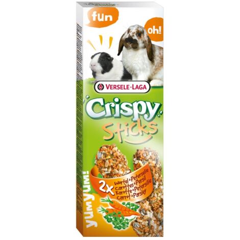 Sticks croustillants lapins - Pignes de GuinEe Carrot & Parsley, 2 pices 110g