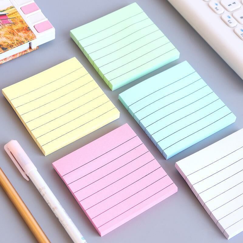 Image of Sticky Notes Lined Notes, Color Lined Notes for Home School Offices Gdrhvfd