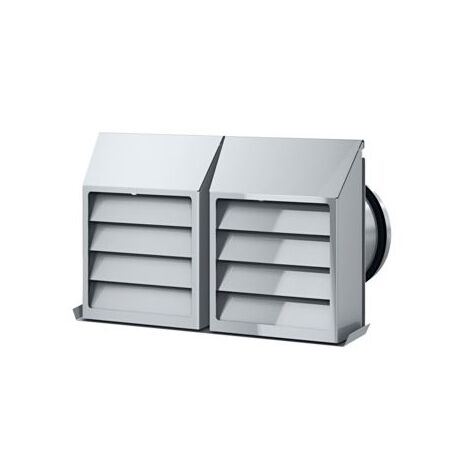 STIEBEL ELTRON Ansaug-Ausblasgitter KWG 125, Stahlblech pulverbeschichtet - 239139