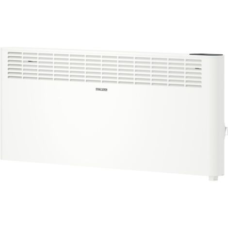STIEBEL ELTRON Convettore da parete CNS 3000 Plus LCD, 3 kW per circa 35 m², certificato TÜV, display LCD, timer settimanale, riscaldamento elettrico a risparmio energetico, bianco, 205859