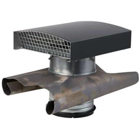 STIEBEL ELTRON Dachdurchführung für Schrägdach, Aluminiumhaube, DN 160