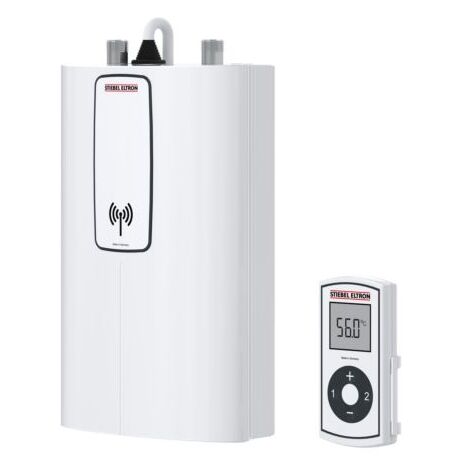 Stiebel Eltron DCE 11/13 RC Chauffe-eau instantané compact 230771  électronique, avec télécommande, sous évier, cuisine, 400 V, classe énergétique A
