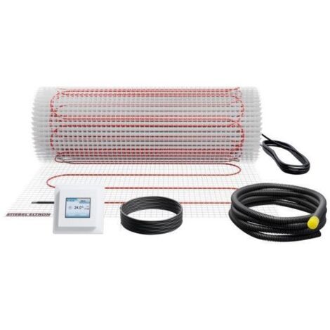 Stiebel Eltron Fußbodentemperierung FTM 100/2 Set Plus, Heizfläche von 2m2, 200W Leistung bei 230V