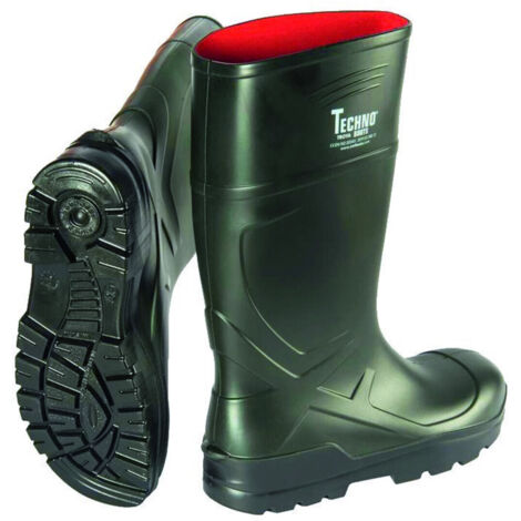Stiefel 35334 VOSSO PU, S5, Grün Gr. 40 TECHNO BOOTS