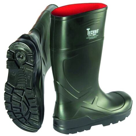 Stiefel 35334 VOSSO PU, S5, Grün Gr. 41 TECHNO BOOTS