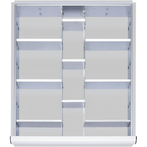 STIER Einteilungsset für Schubladen der Blendenhöhe 120-150mm 2x9 Trennwände