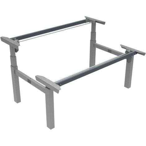 STIER Elektrisch höhenverstellbares Gestell für Team-Schreibtisch 501-88, 160x80cm, verstellbar 65-125cm, Traglast 100kg
