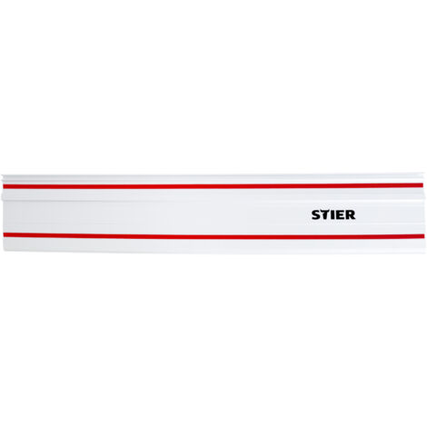 STIER Führungsschiene, Schienensystem Länge 1400 mm, mit Aluminium-Schiene und Haftunterlage