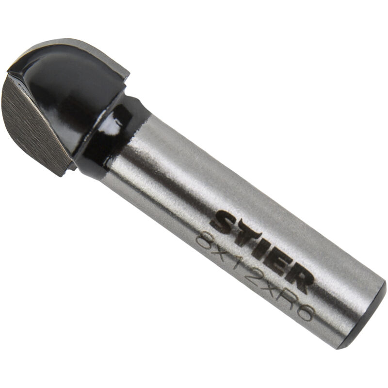 Image of Stier - Hohlkehlfräser hm (hw), ø 12 mm, Schaft ø 8 mm
