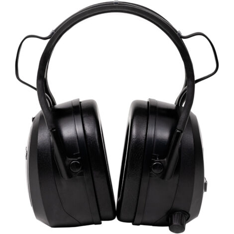 STIER Kapselgehörschutz, SNR 29 dB, CE zertifiziert, mit FM Radio, Bluetooth & AUX, Gehörschutz, 16h Nutzungsdauer, mit 4GB-SD Card, MP3-Dateien abspielen