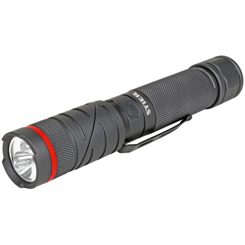 Lampe de poche à led sans fil 300 lumens, éclairage uv, tête pivotante et aimant, 5 w, câble usb, lampe portable led, lampe atelier - Stier