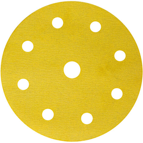 STIER Schleifscheiben Universal D125 / P80 / 8-Loch / 25 Stk., Schleifpapier, Exzenterschleifpapier, Exzenterschleifscheiben, 125mm