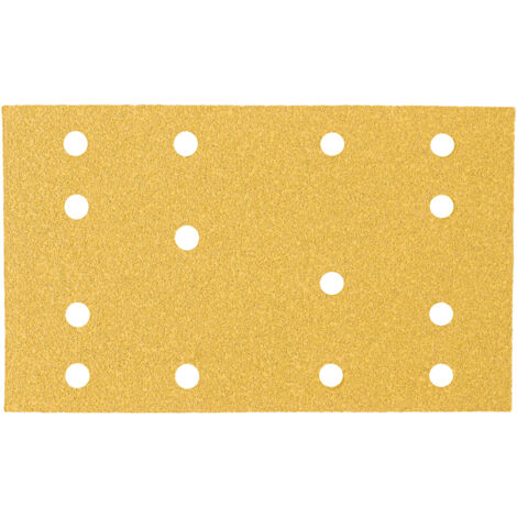 STIER Schleifstreifen Universal 80 x 133, P180, 50 Stk., 14-Loch, Korund, Latexhaltiges flexibles C-Papier