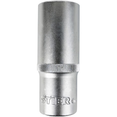 STIER Tiefbett-Sechskant-Steckschlüsseleinsatz 1/4'', SW 4 mm, Stecknuss, Langnuss