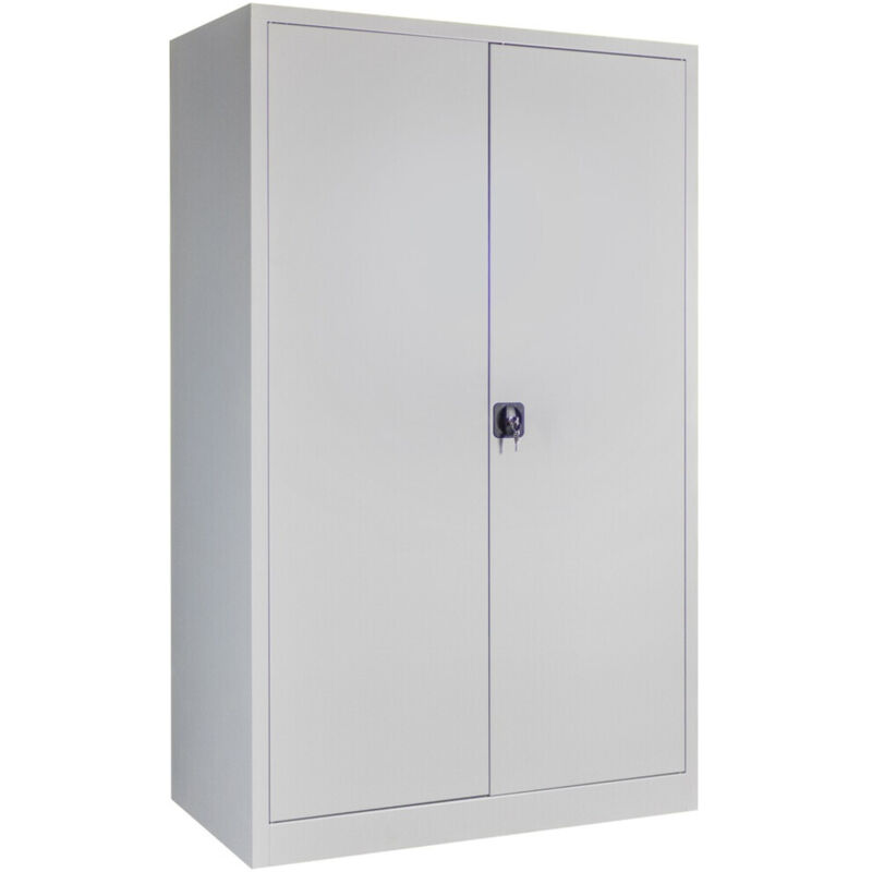 Image of STIER Universalschrank Premium mit 4 verz. Einlegeböden 1950x1200x600mm lichtgrau