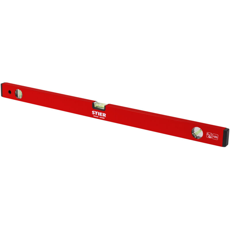 Image of Wasserwaage 80 cm Aluminium ± 1,0 mm/m drei Libellen - Stier