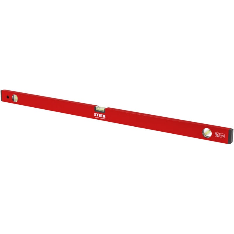 Image of Wasserwaage 100 cm Aluminium ± 1,0 mm/m drei Libellen - Stier