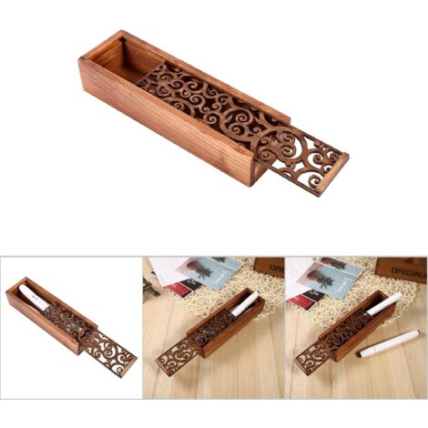Stiftebox aus Holz – Schreibtisch-Organizer für Schule und Büro (Design: Graswirbel)