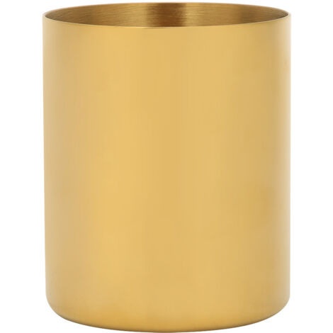 Stiftehalter aus Edelstahl für Schreibtisch, Tischvase und Make-up-Organizer
