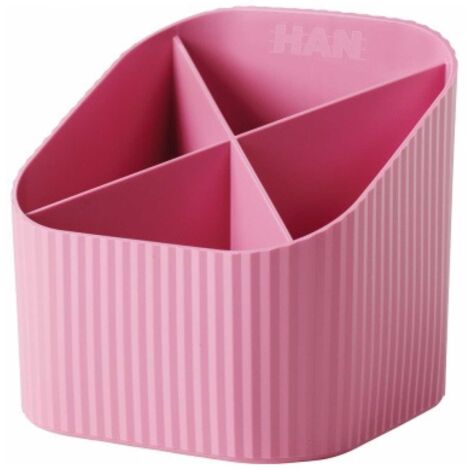 Stifteköcher Re-X-LOOP 11,1 x 10,5 x 11,1 cm (B x H x T) Polypropylen 100 % recycelt rosa