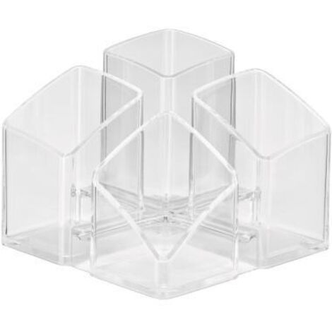 Stifteköcher SCALA 12,5 x 10 x 12,5 cm (B x H x T) Polystyrol transparent