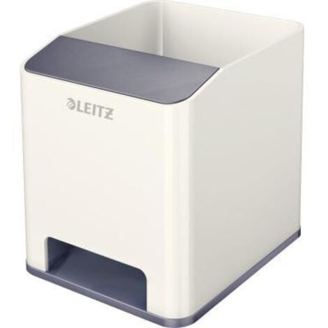 Stifteköcher WOW Duo Colour 9 x 10 x 10,1 cm (B x H x T) Polystyrol grau/weiß