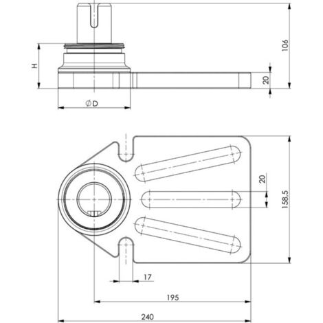 Stiftschraube DIN6379 M8x125mm AMF
