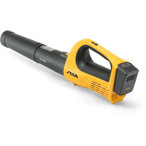 Stiga – Souffleur à batterie 20V avec 2 batteries 4Ah – Autonomie 40 min – Vitesse d'air 32 m/s – Poids léger 1,7 kg pour usage prolongé - BL 100 E