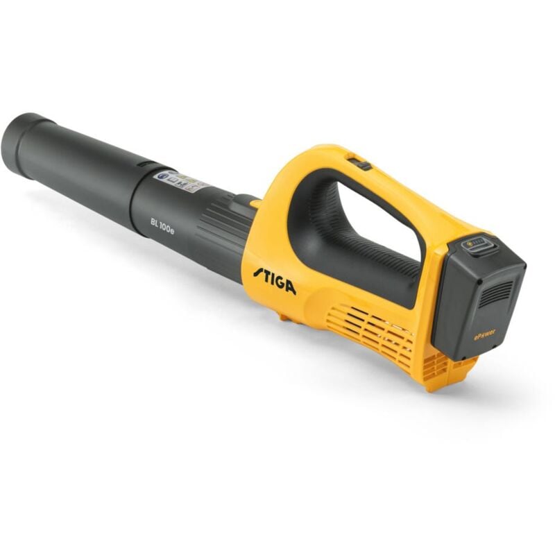 Souffleur sans fil Stiga bl 100e avec batterie 20V (4Ah) et chargeur, vitesse réglable