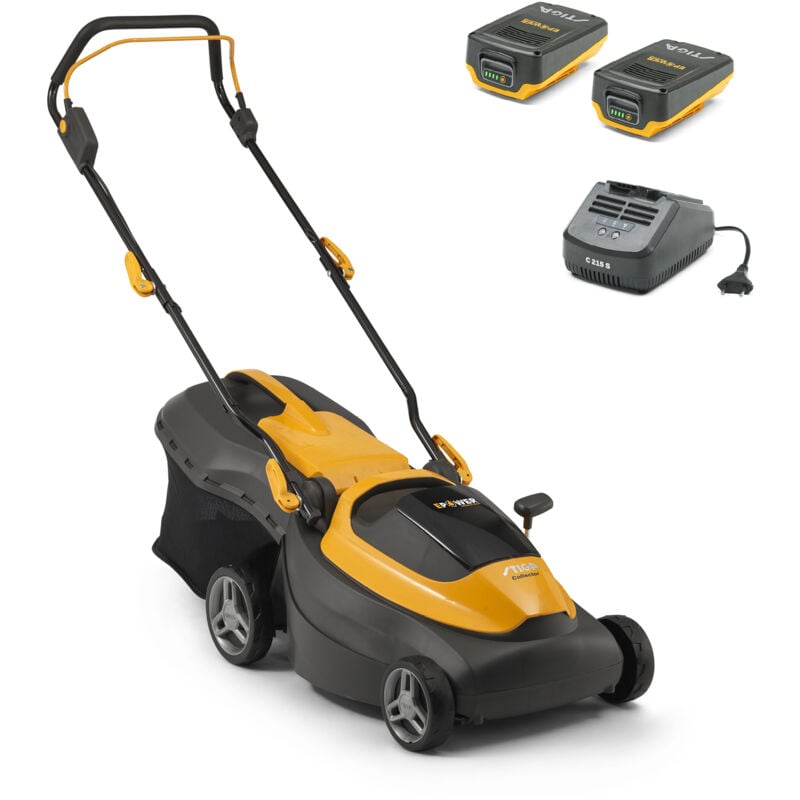 Collector 140e Kit - Tondeuse à batterie Batterie et Chargeur Inclus - Stiga